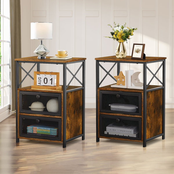 Vintagetrunknightstand Wayfair